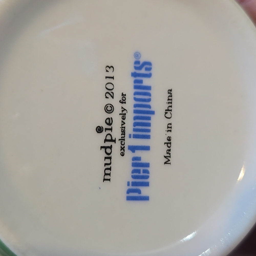 Mudpie for Pier 1 Imports "Girlfriends" Polka Dot Mug - Picture 3 of 6